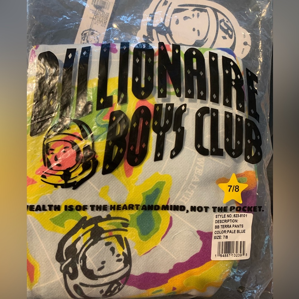 NWT Billionaire Boys Club Terra Pants (sweatpants) multi color